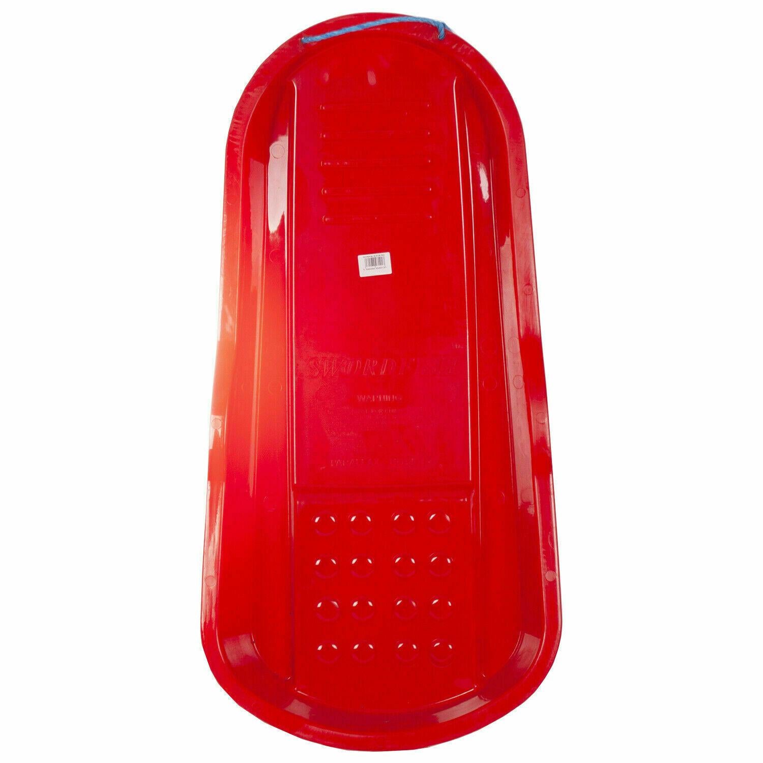 TOBOGGAN SLEIGH SLED ROPE Sledge For Snow - Colour Red - Heavy Duty Durable - Adults and Children TOBOGGAN SLEIGH SLED ROPE Sledge For Snow - Colour Red - Heavy Duty Durable - Adults and Children